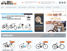 Tablet Screenshot of bikesorbicycles.com